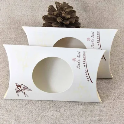 Custom Packaging USA, Custom Printed Boxes - Pillow Box With Window