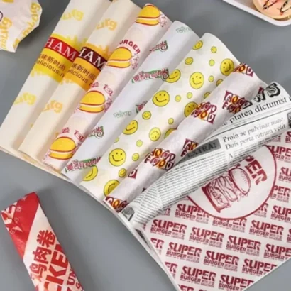 Custom Burger Wrapping Paper
