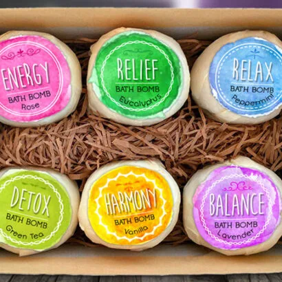 Custom Packaging USA, Custom Printed Boxes - Bath Bomb Labels