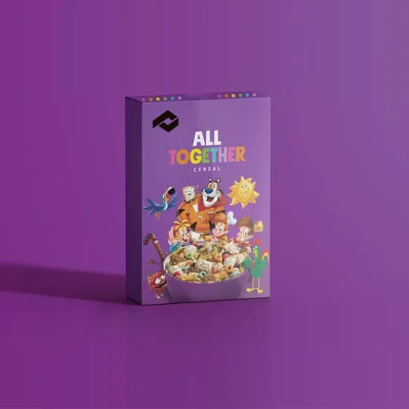Blank Cereal Box