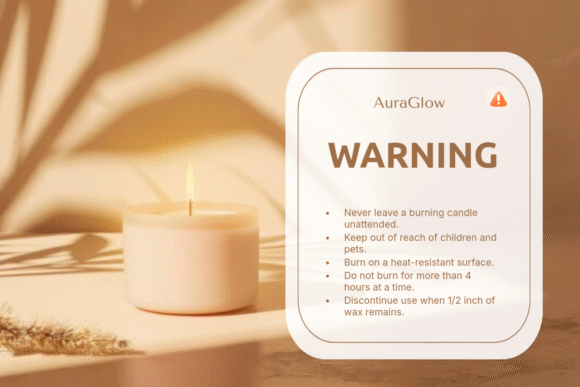 Candle Warning Labels