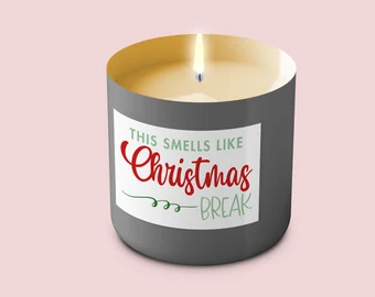 Christmas Candle Stickers