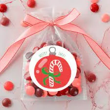 Custom Packaging USA, Custom Printed Boxes - Christmas Candy Stickers