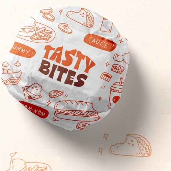Custom Burger Wrapping Paper - Image 3