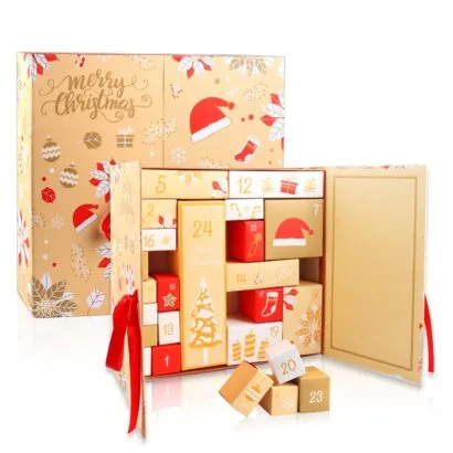 Custom Packaging USA, Custom Printed Boxes - Advent Calendar Cardboard Boxes