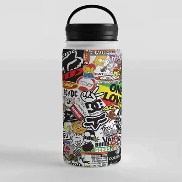 Custom Packaging USA, Custom Printed Boxes - Animal Water Bottle Stickers