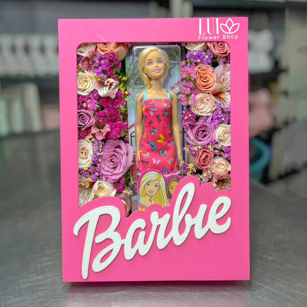 Custom Packaging USA, Custom Printed Boxes - Barbie Flower Box