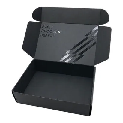 Custom Packaging USA, Custom Printed Boxes - Black Mailer Boxes