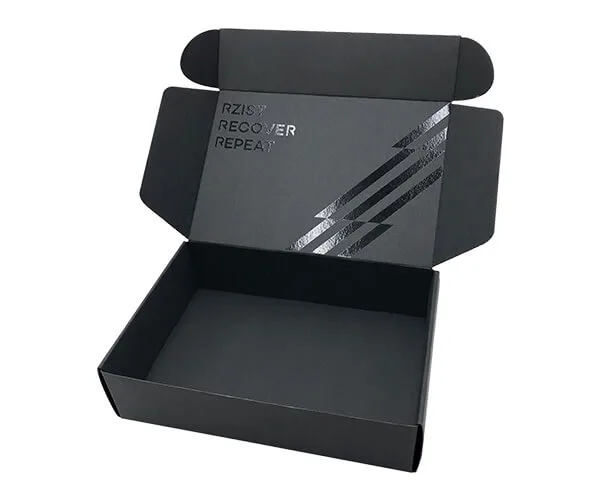Custom Packaging USA, Custom Printed Boxes - Black Mailer Boxes