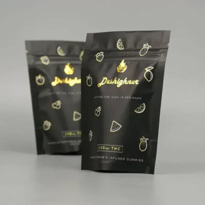 Custom Packaging USA, Custom Printed Boxes - Black Mylar Bags