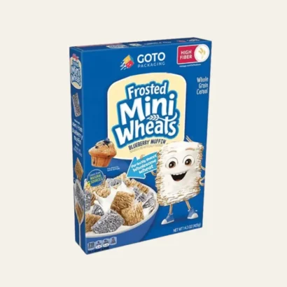 Custom Packaging USA, Custom Printed Boxes - Blue Cereal Box
