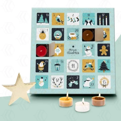 Custom Packaging USA, Custom Printed Boxes - Candle Advent Calendar Boxes