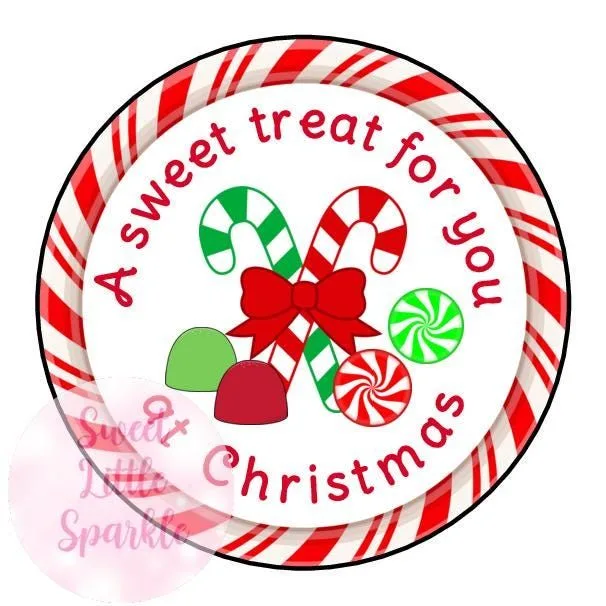 Custom Packaging USA, Custom Printed Boxes - Christmas Candy Stickers