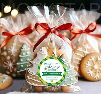 Custom Packaging USA, Custom Printed Boxes - Christmas Cookie Stickers