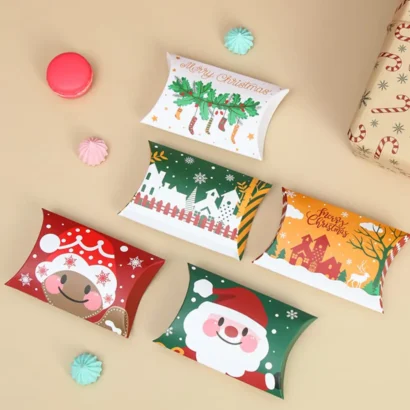 Custom Packaging USA, Custom Printed Boxes - Christmas Pillow Boxes