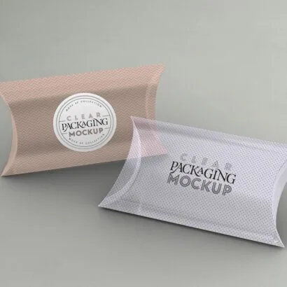 Custom Packaging USA, Custom Printed Boxes - Clear Pillow Boxes