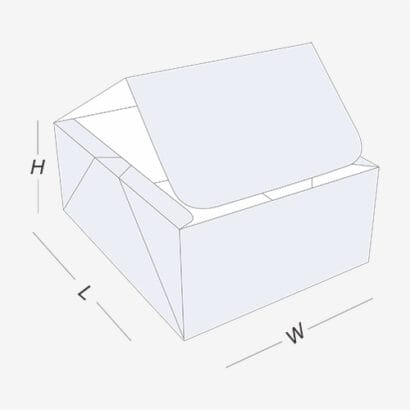 Custom Packaging USA, Custom Printed Boxes - Four Corner With Display Lid