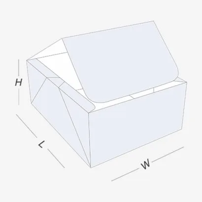 Custom Packaging USA, Custom Printed Boxes - Four Corner With Display Lid