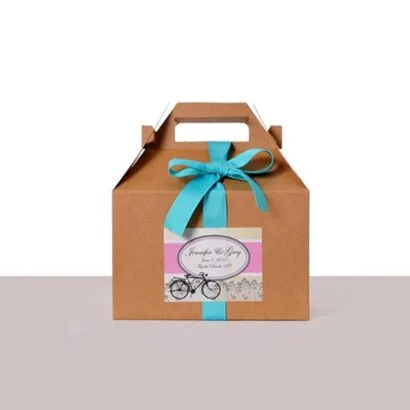 Custom Packaging USA, Custom Printed Boxes - Gable Favor Boxes