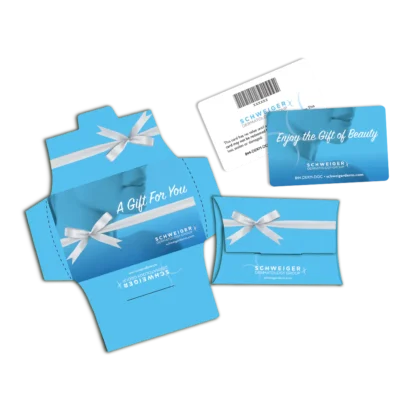 Custom Packaging USA, Custom Printed Boxes - Gift Card Pillow Box