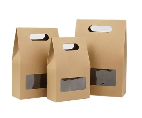 Kraft Box With Window | Custom Packaging USA, Custom Printed Boxes - Kraft Box With Window