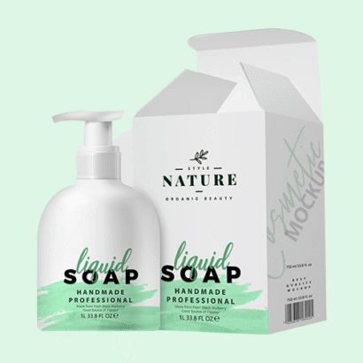Custom Packaging USA, Custom Printed Boxes - Liquid Soap Box