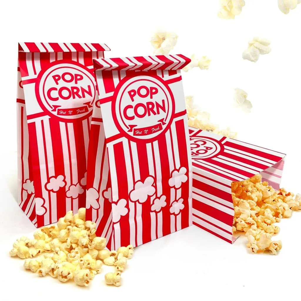 Paper Popcorn Bags | Commercial Grade & Precision Fit