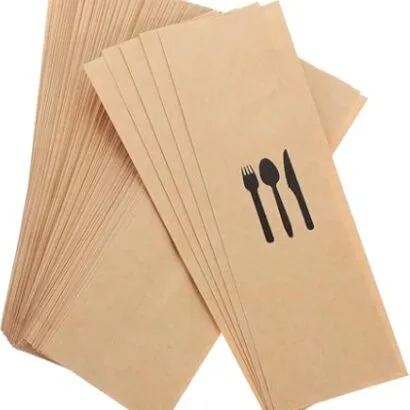 Custom Packaging USA, Custom Printed Boxes - Paper Silverware Sleeves