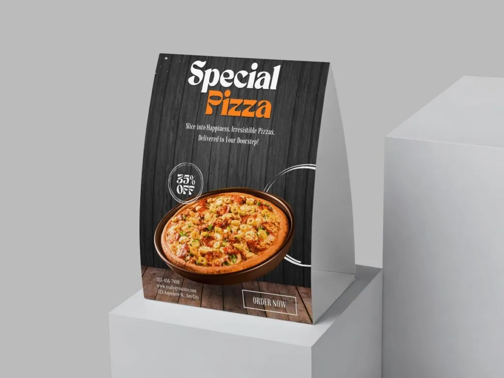 Pizza Table Tents | Commercial Grade & Precision Fit