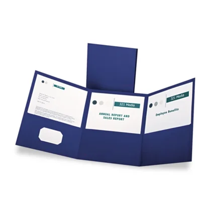 Custom Packaging USA, Custom Printed Boxes - Pocket Folder With Brads