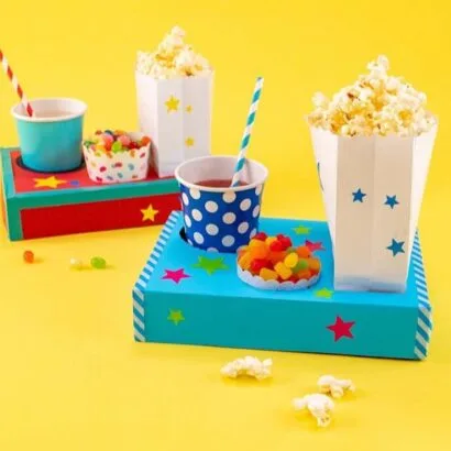 Custom Packaging USA, Custom Printed Boxes - Popcorn Tray Boxes