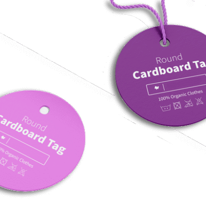Custom Packaging USA, Custom Printed Boxes - Round Hang Tags