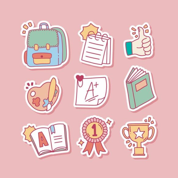 Custom Packaging USA, Custom Printed Boxes - School Stickers