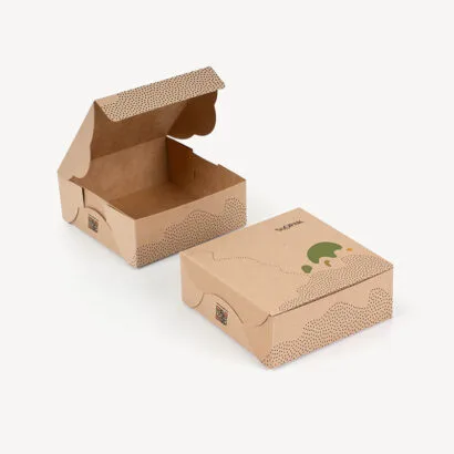 Custom Packaging USA, Custom Printed Boxes - Self Lock Cake Box