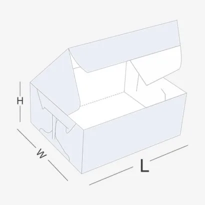 Custom Packaging USA, Custom Printed Boxes - Side Lock Six Corner Boxes