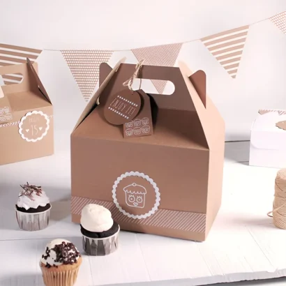 Kraft Gable Boxes