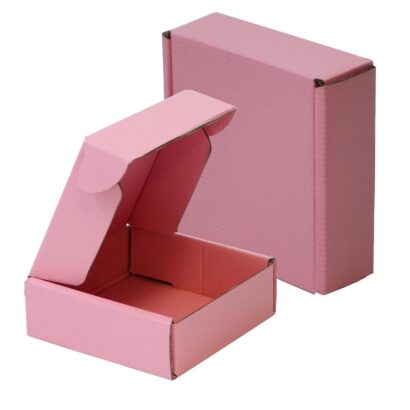 Pink Shipping Boxes