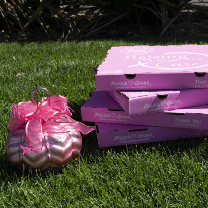 Pink Pizza Boxes