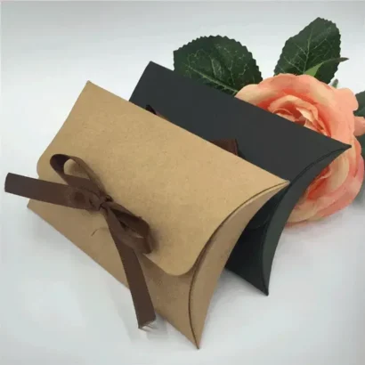 Black Pillow Boxes