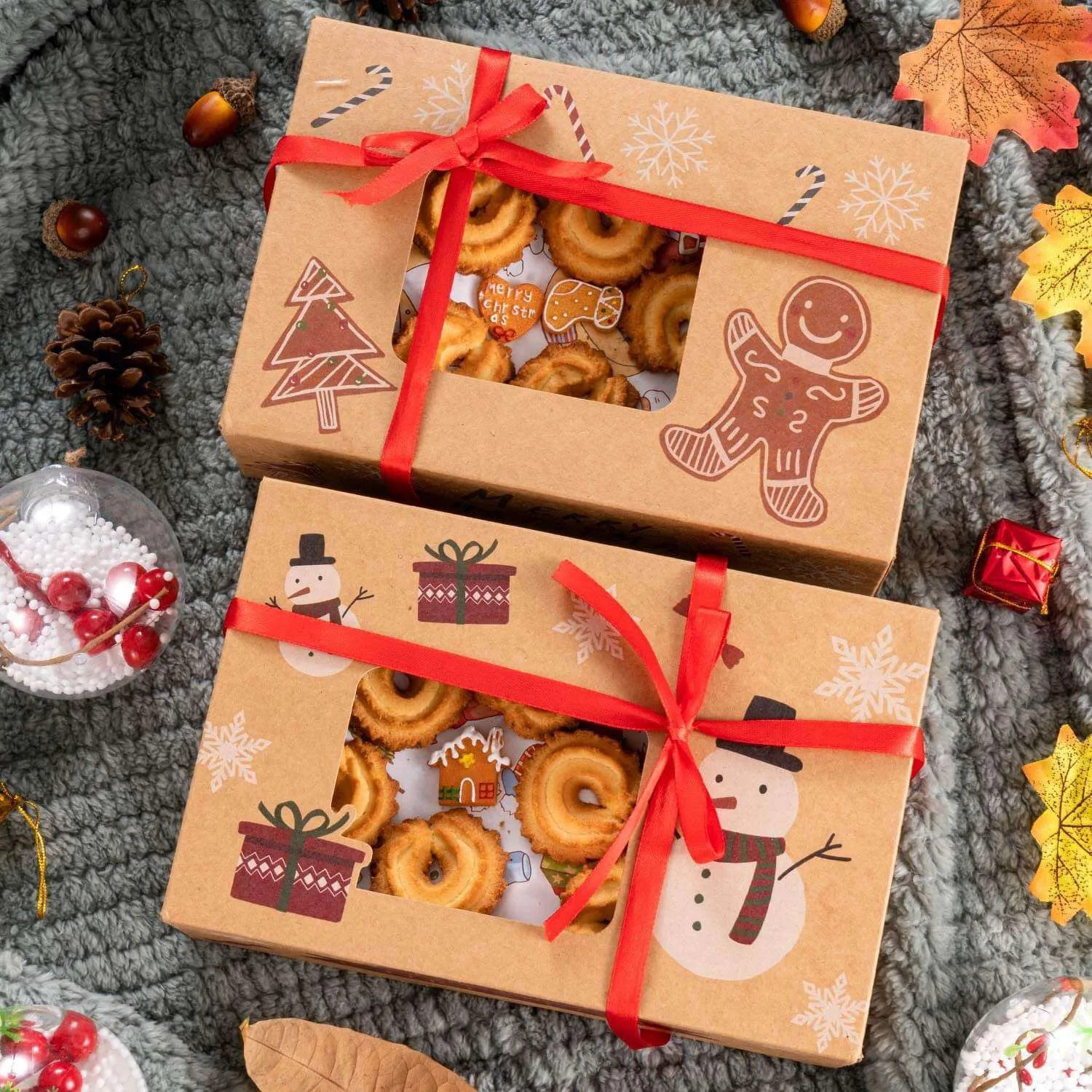 Custom Christmas Cookie Boxes – Food-Safe, Inserts & Window Displays USA Food-safe Christmas Cookie Boxes with internal dividers and window displays. Custom packaging for your holiday baking needs, made in the USA.