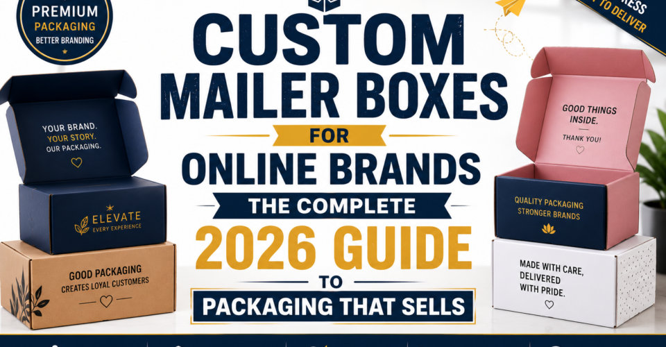 Custom Mailer Boxes for Online Brands: The Complete 2026 Guide to Packaging That Sells 1 Custom Mailer Boxes for Online Brands: The Complete 2026 Guide to Packaging That Sells