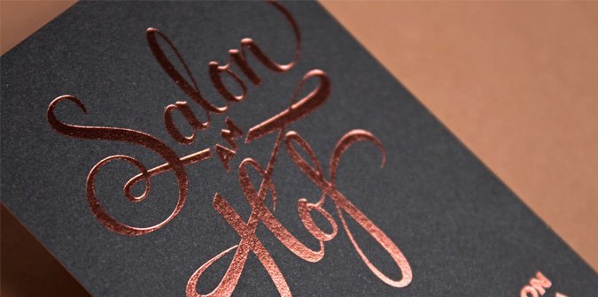 Rose Gold Foiling